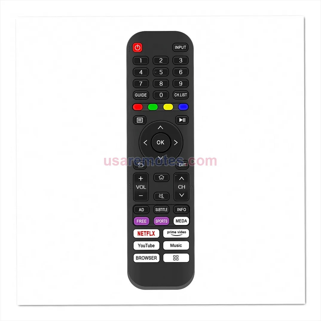 Hisense H5500F remote control replacement Hisense H5500F remote control replacement