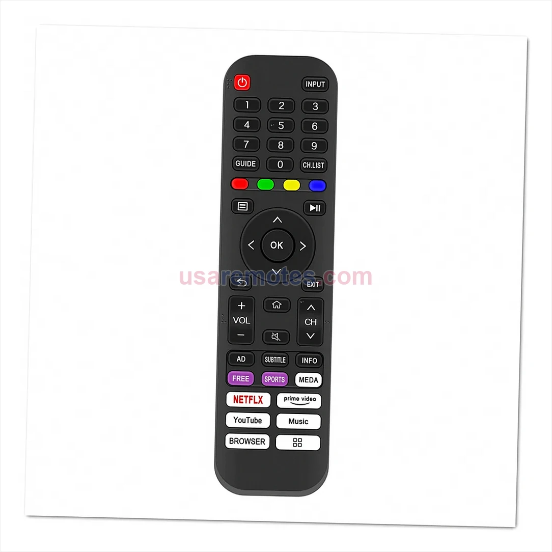 Hisense N55A6G remote control replacement Hisense N55A6G remote control replacement