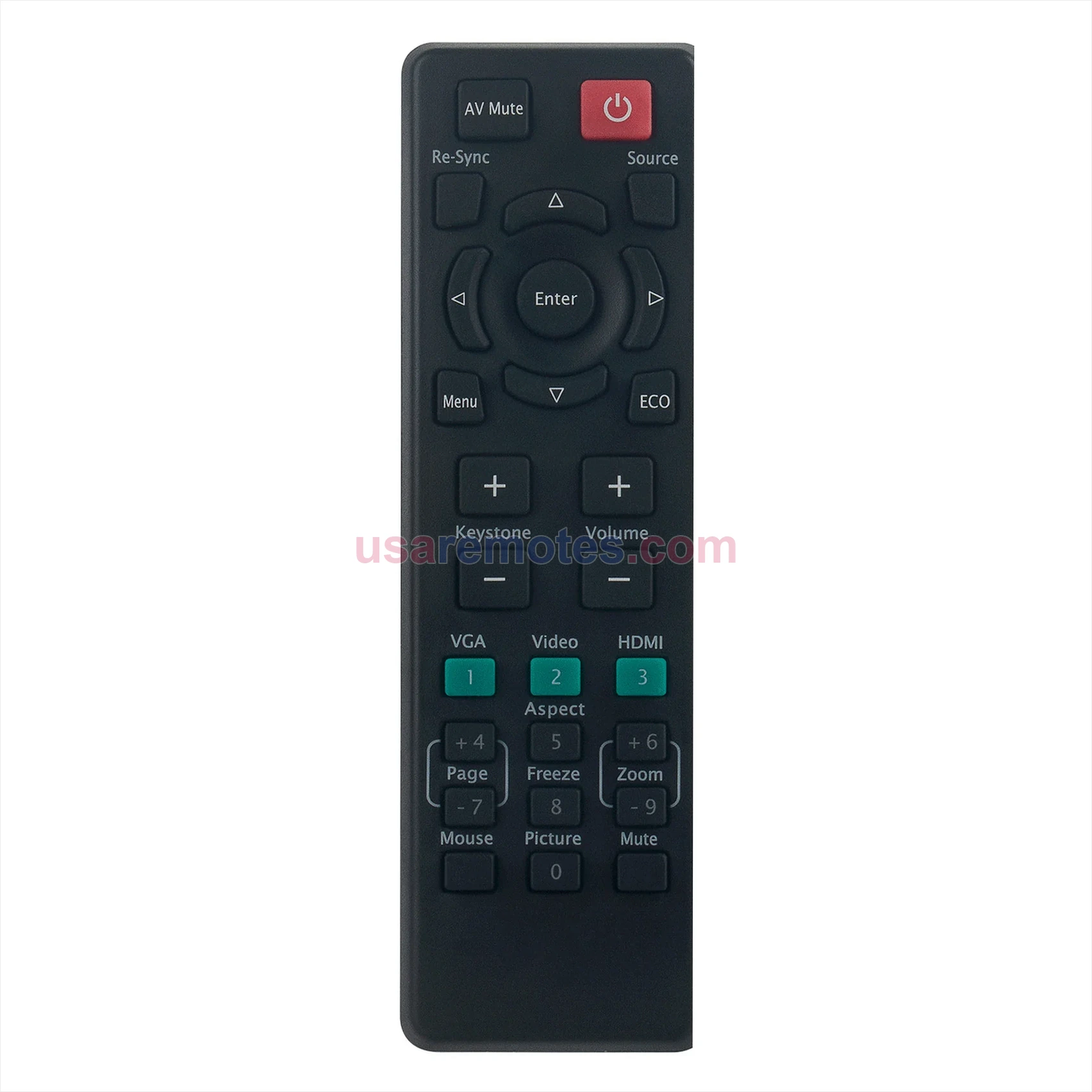 InFocus IN2134 remote control replacement InFocus IN2134 remote control replacement