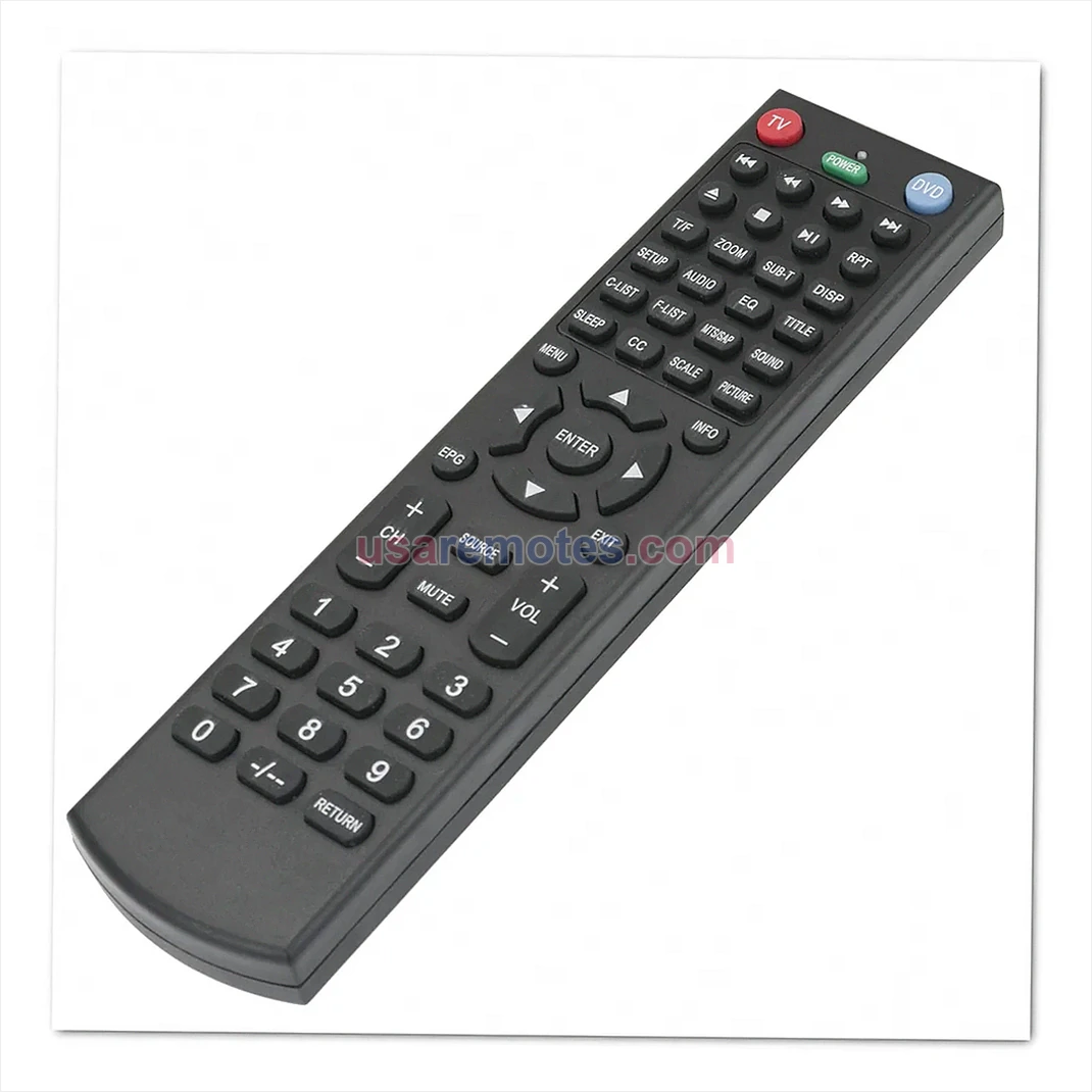 Jensen JE1907DC TV remote control replacement Jensen JE1907DC TV remote control replacement