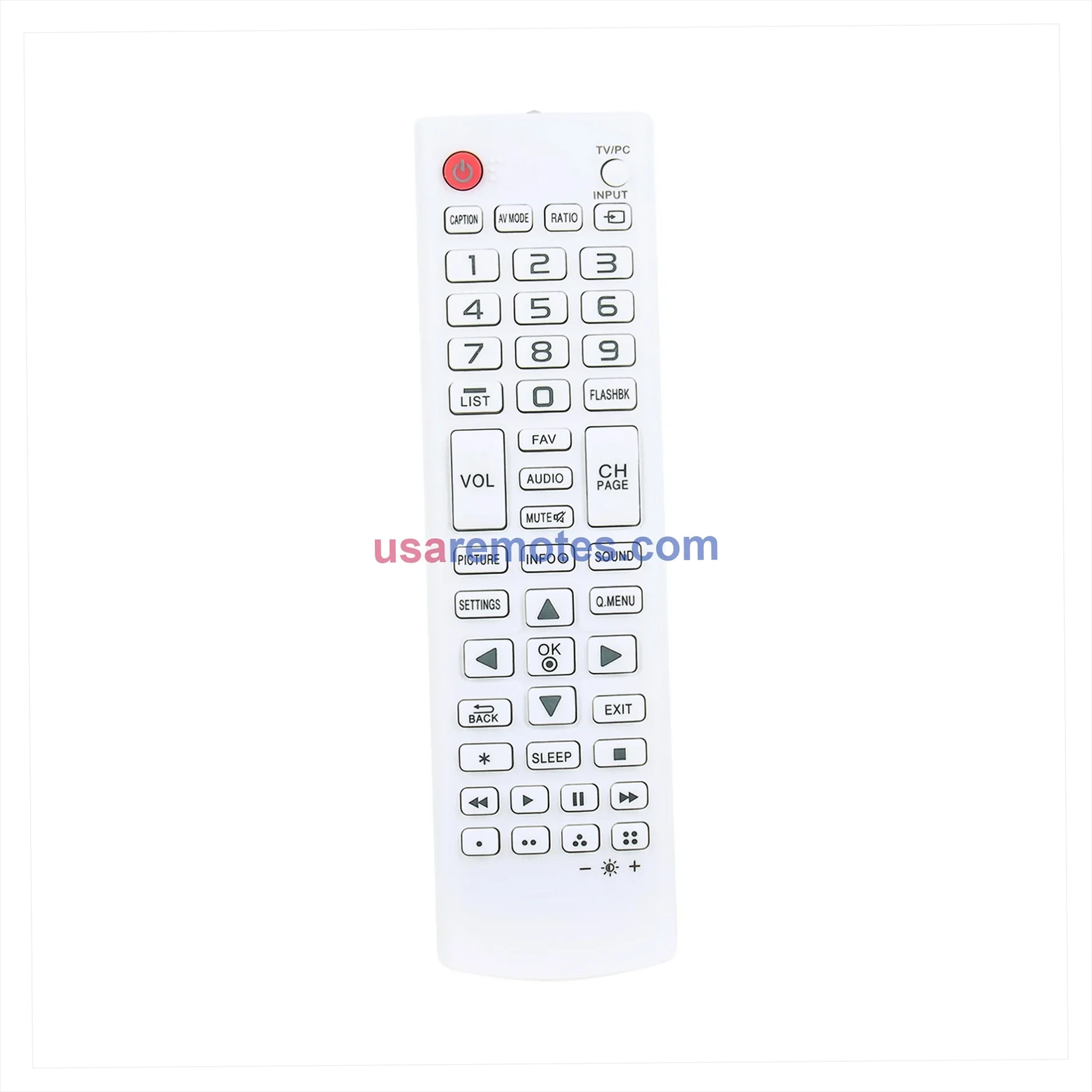LG 22LB4510 remote control replacement LG 22LB4510 remote control replacement