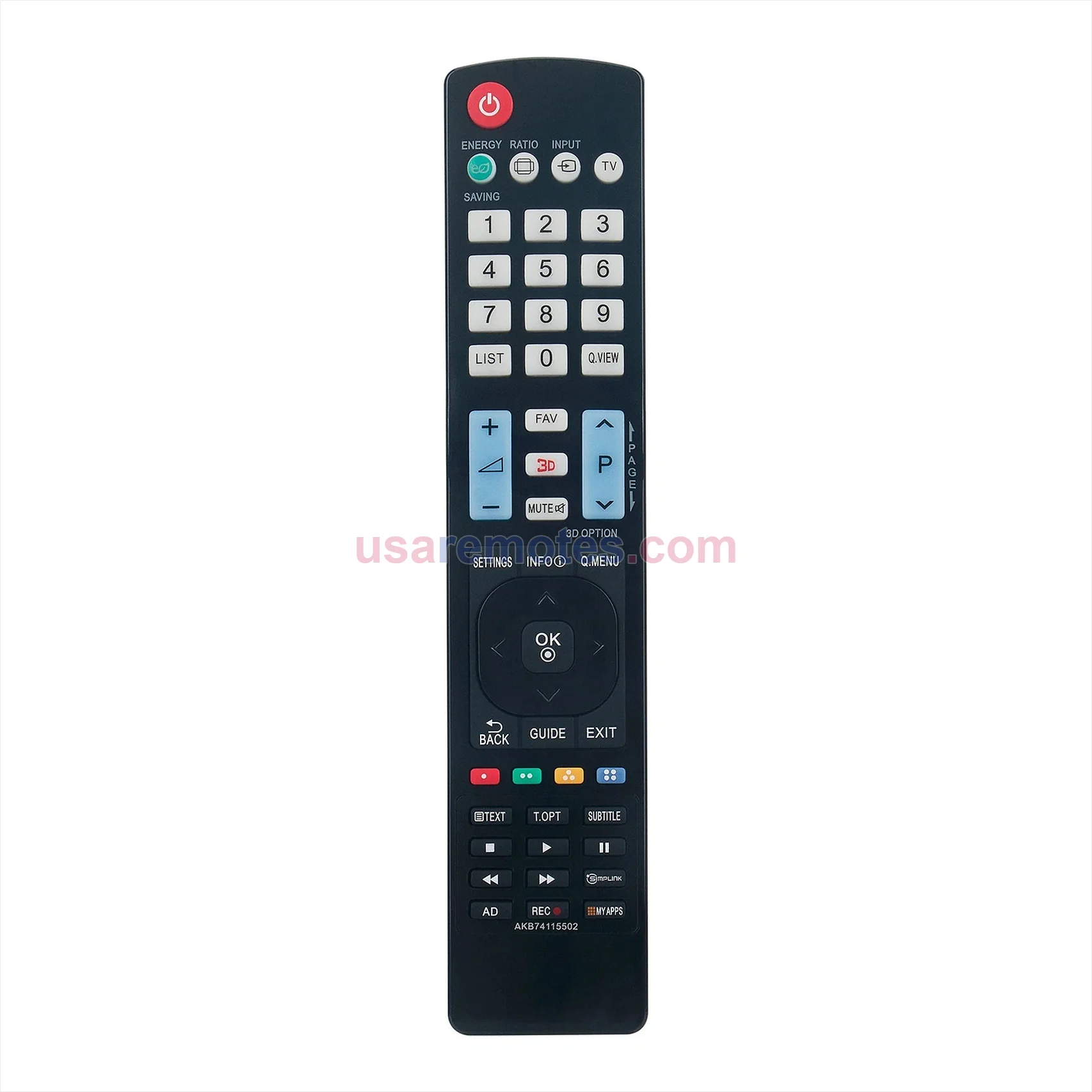 LG 26LE5500 remote control replacement LG 26LE5500 remote control replacement