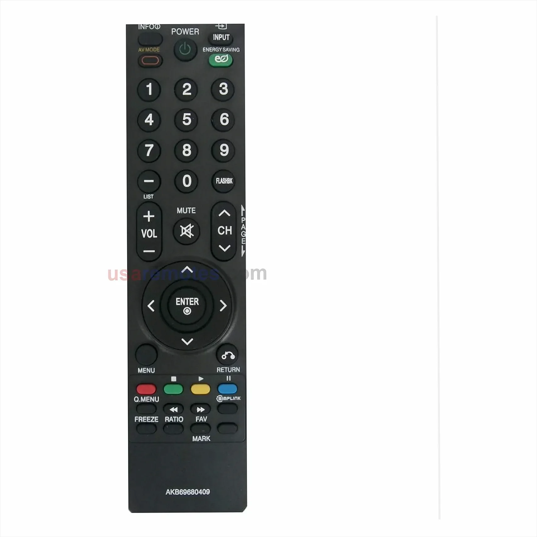 LG 32LH255HUB remote control replacement LG 32LH255HUB remote control replacement
