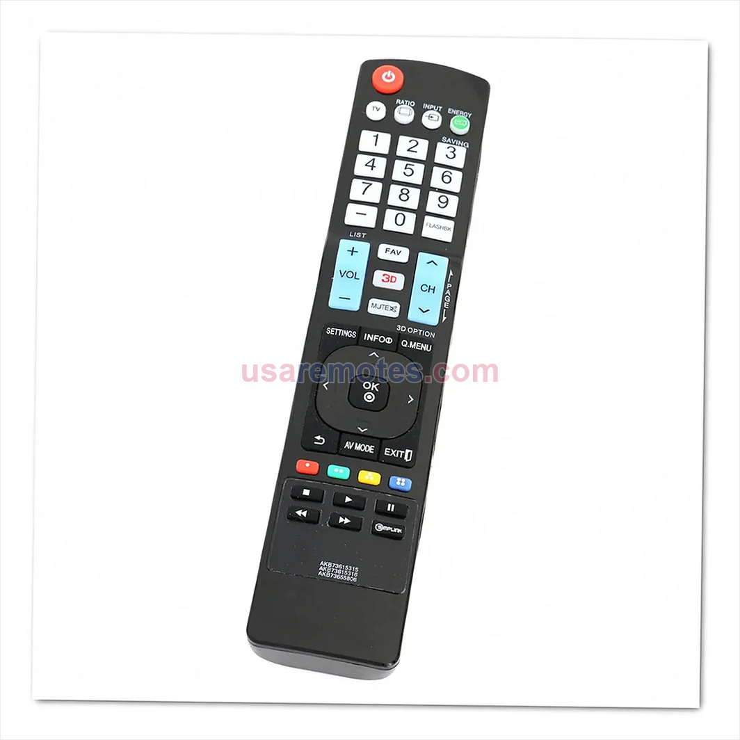LG 32LS3510-UA TV remote control replacement LG 32LS3510-UA TV remote control replacement