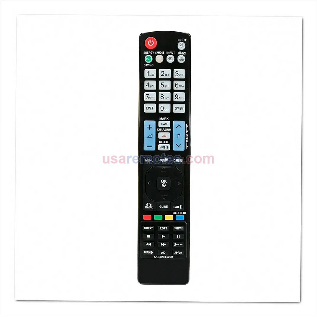 LG 37LV45 remote control replacement LG 37LV45 remote control replacement