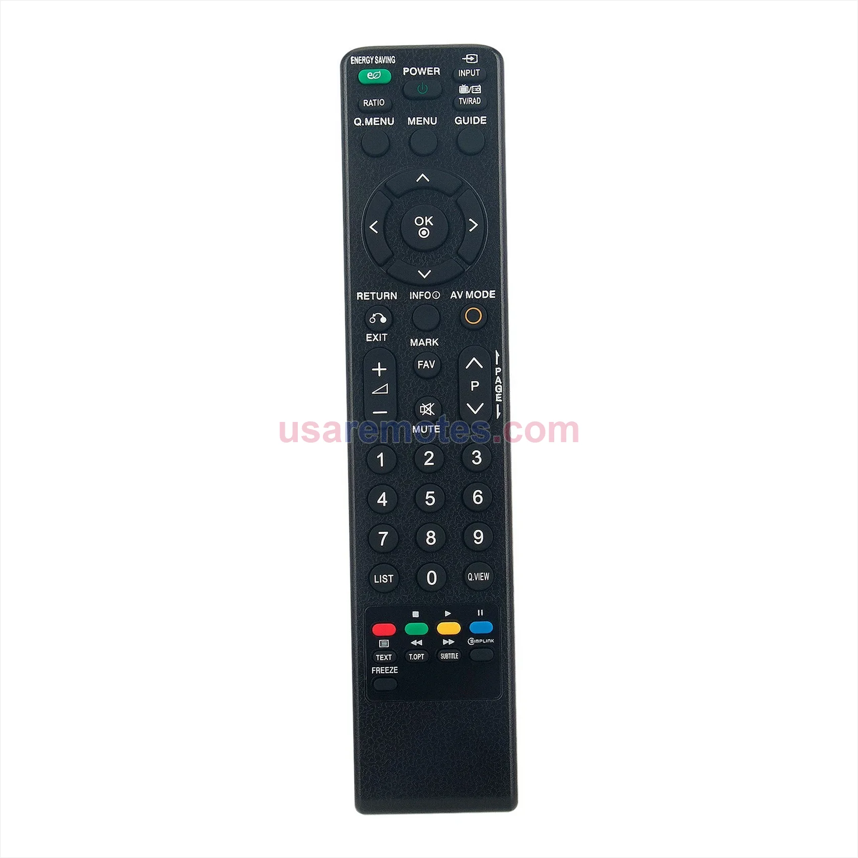 LG 42LH3800 remote control replacement