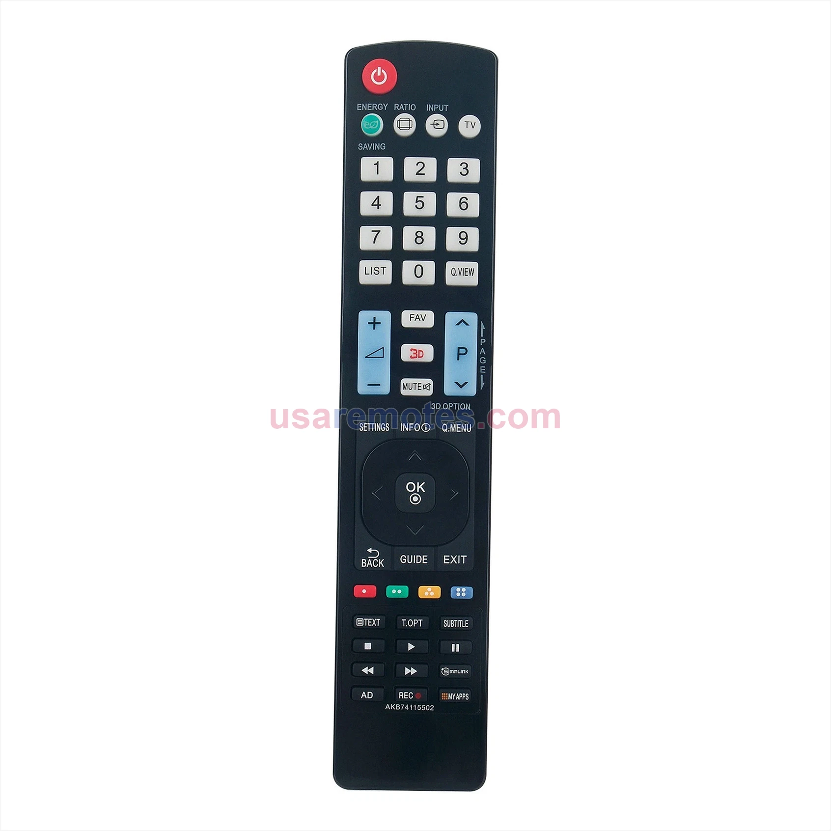 LG 42LV3500 remote control replacement LG 42LV3500 remote control replacement