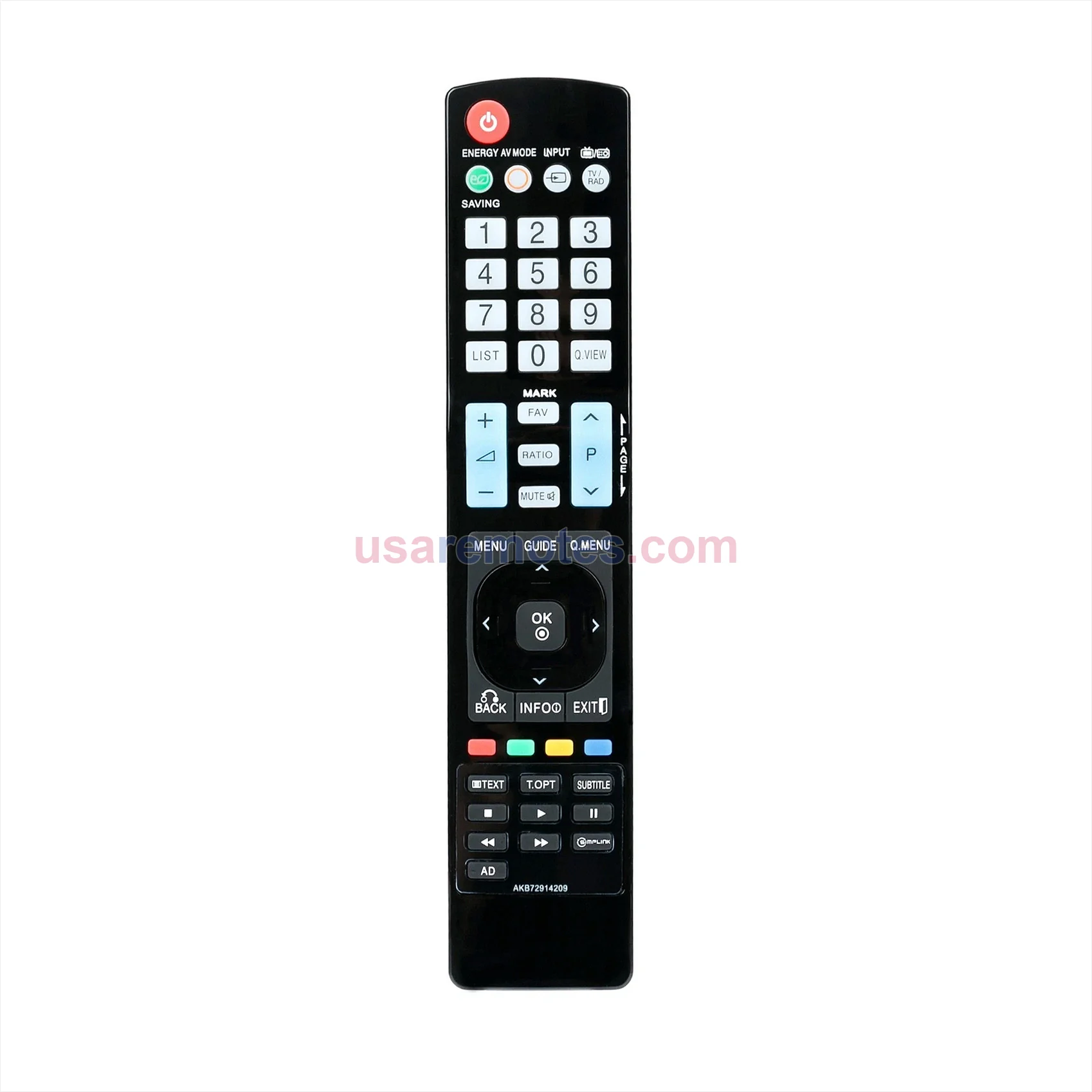 LG 42PJ550 remote control replacement LG 42PJ550 remote control replacement