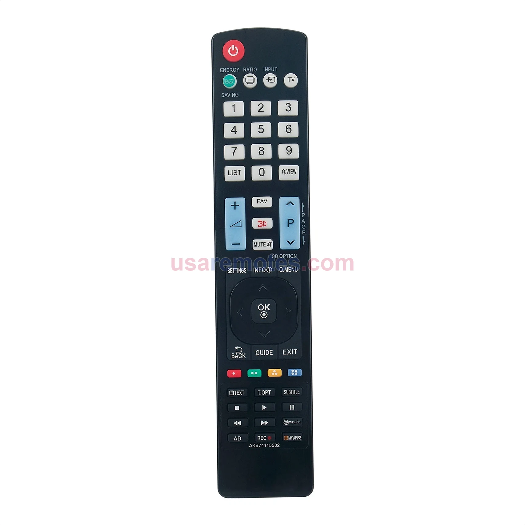 LG 55LW570S-ZD remote control replacement
