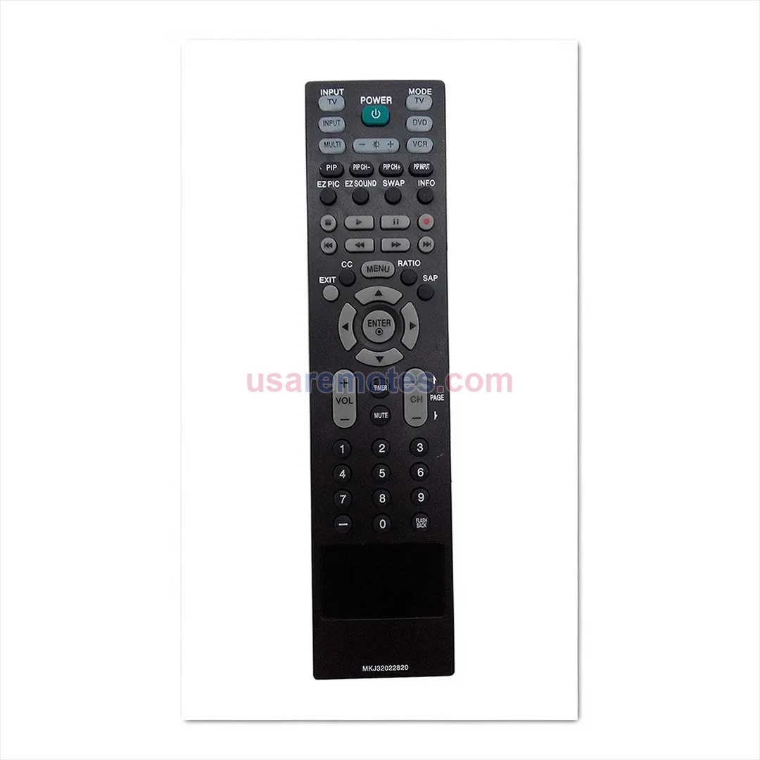 LG 60PY3D remote control replacement