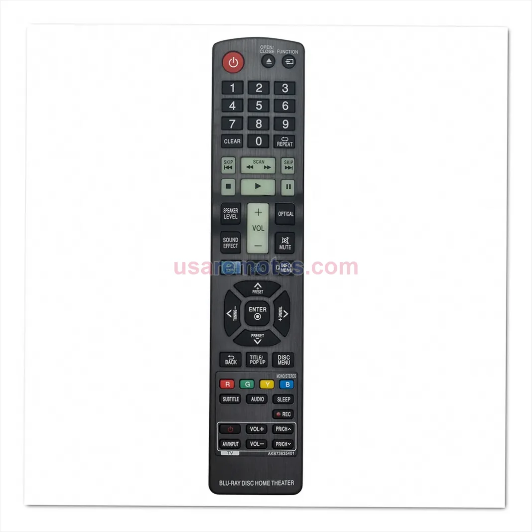 LG BH7240B remote control replacement LG BH7240B remote control replacement
