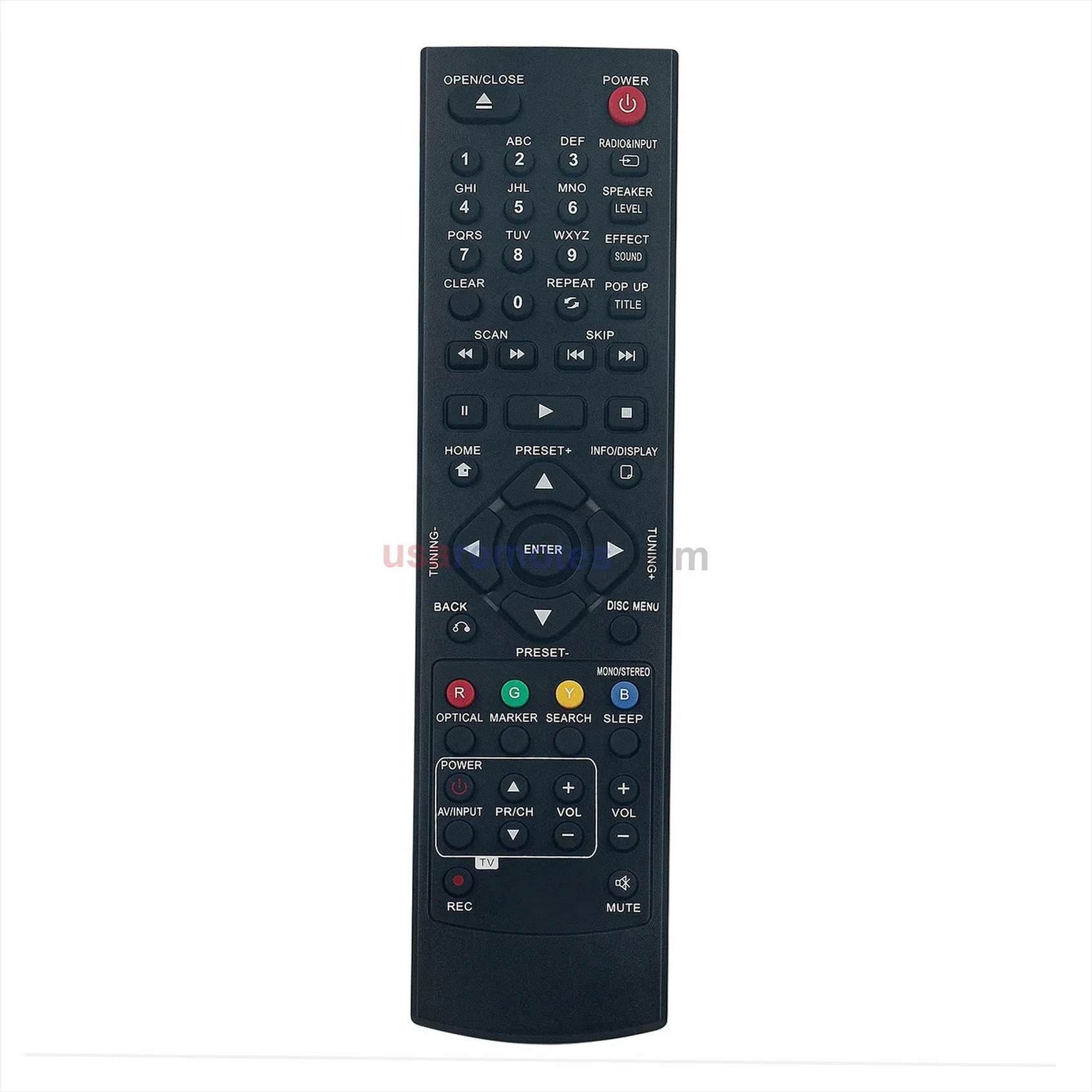 LG FX166 remote control replacement