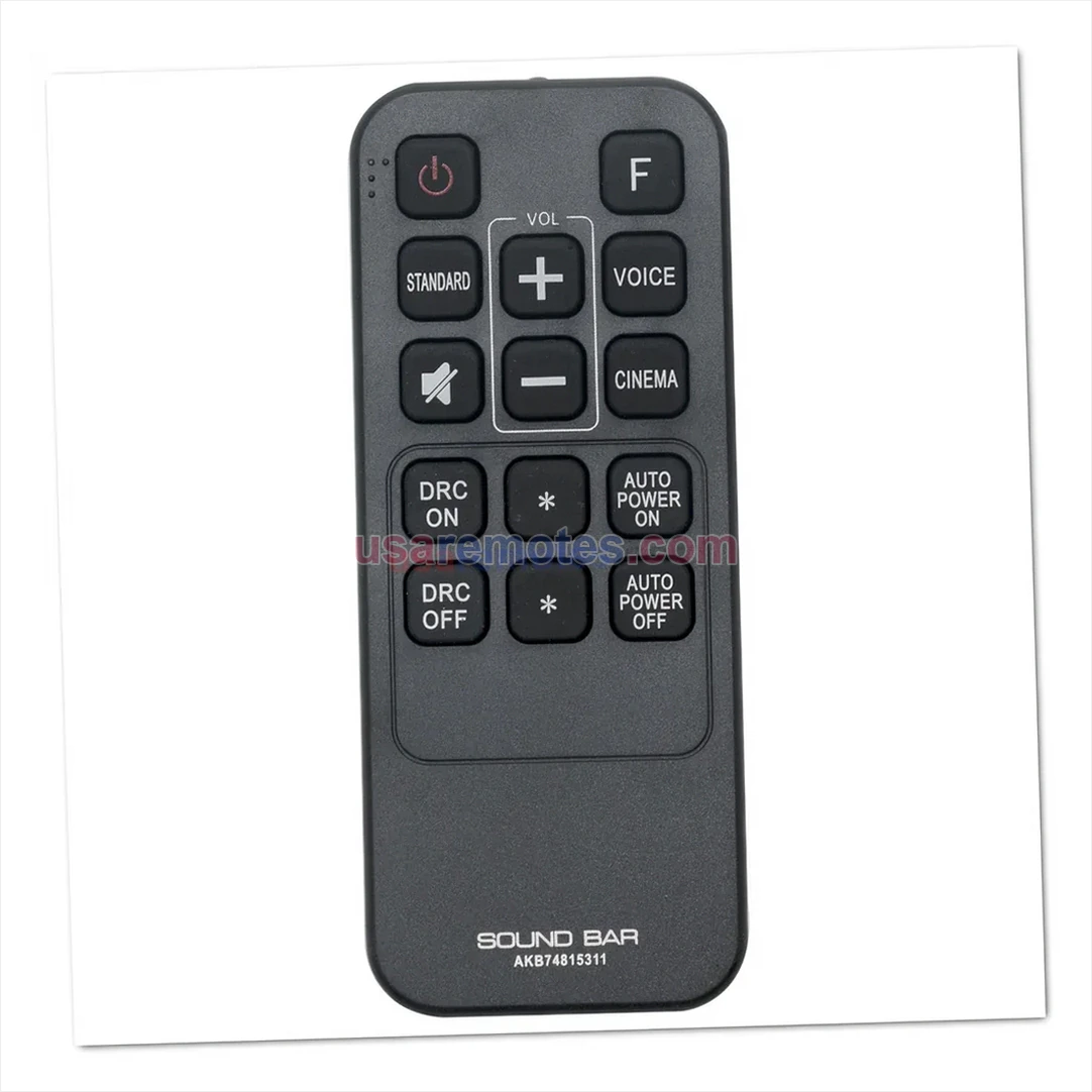 LG LAS160B remote control replacement