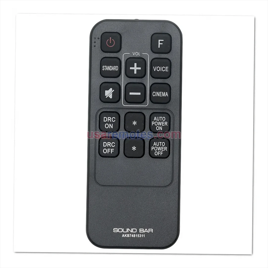 LG LAS260B remote control replacement