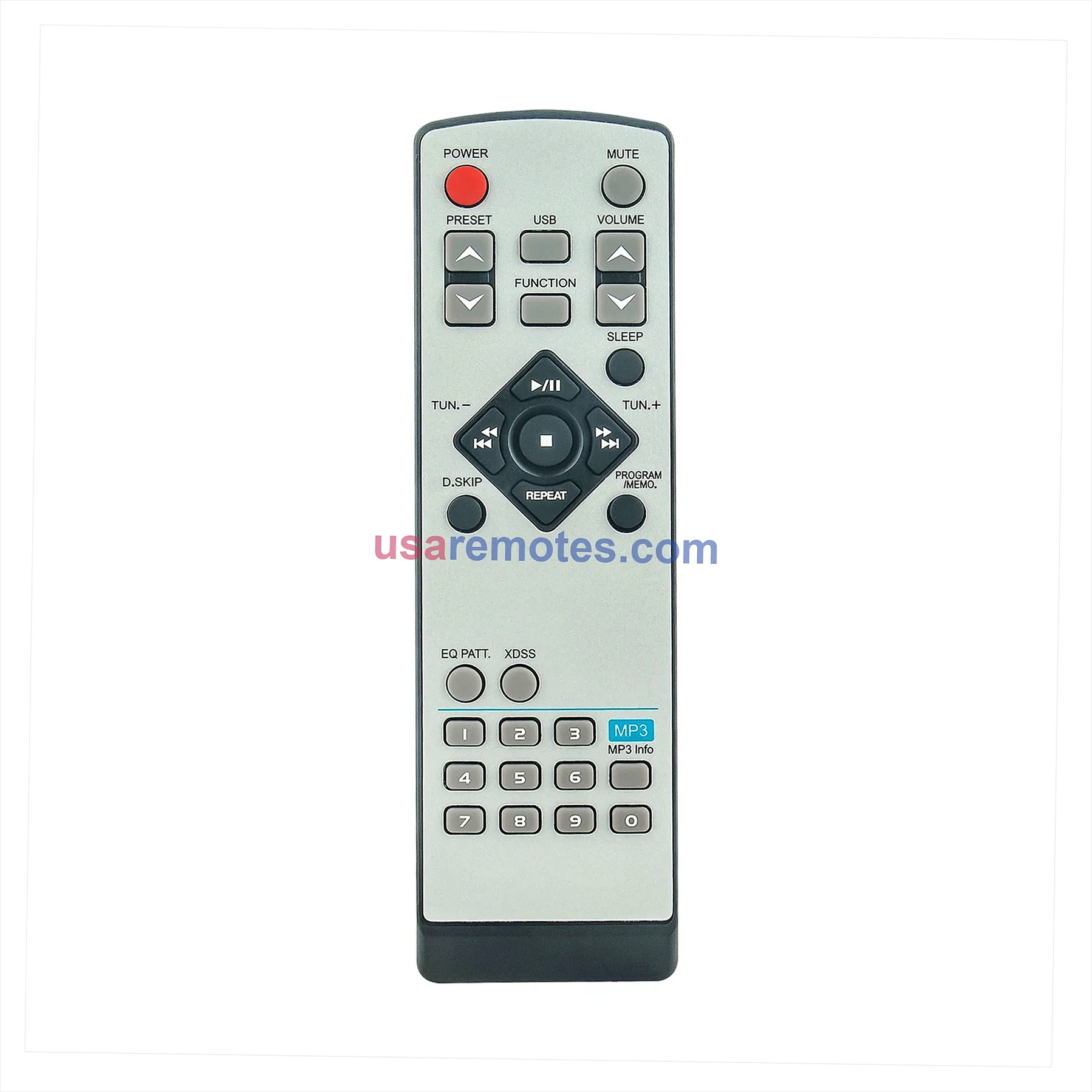 LG LX-U150A Micro Hi-Fi Stereo System Remote Control