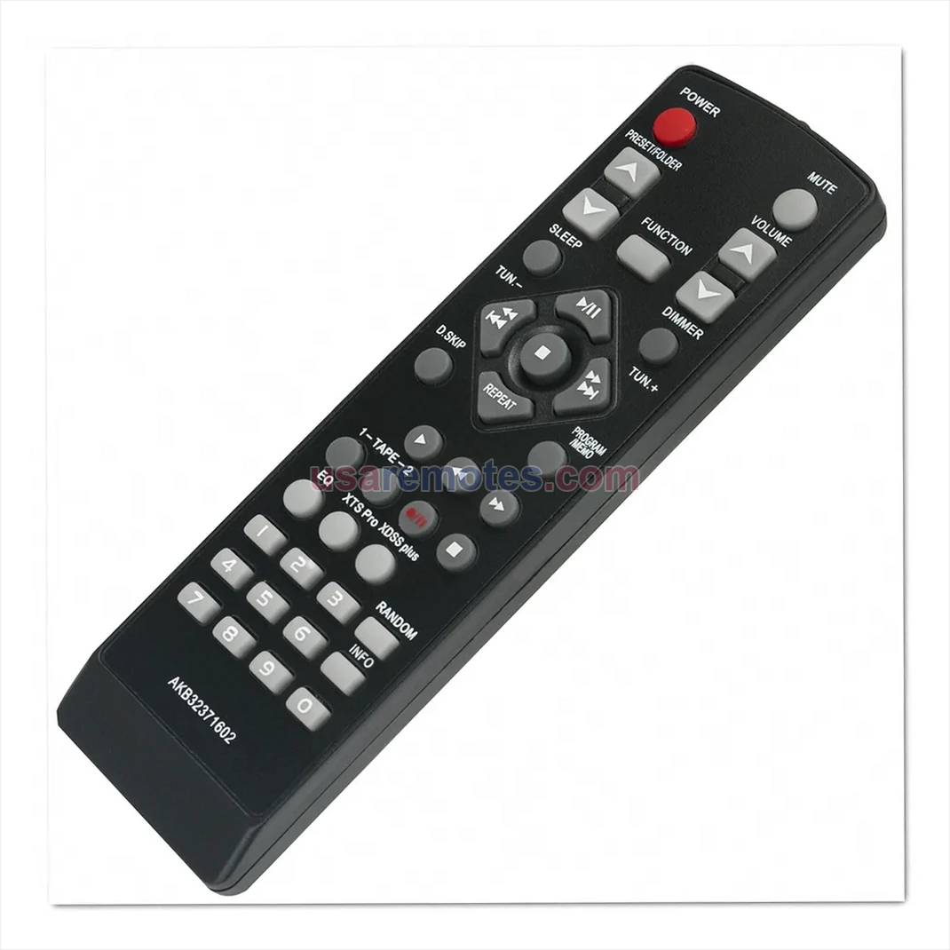 LG MCD102 remote control replacement