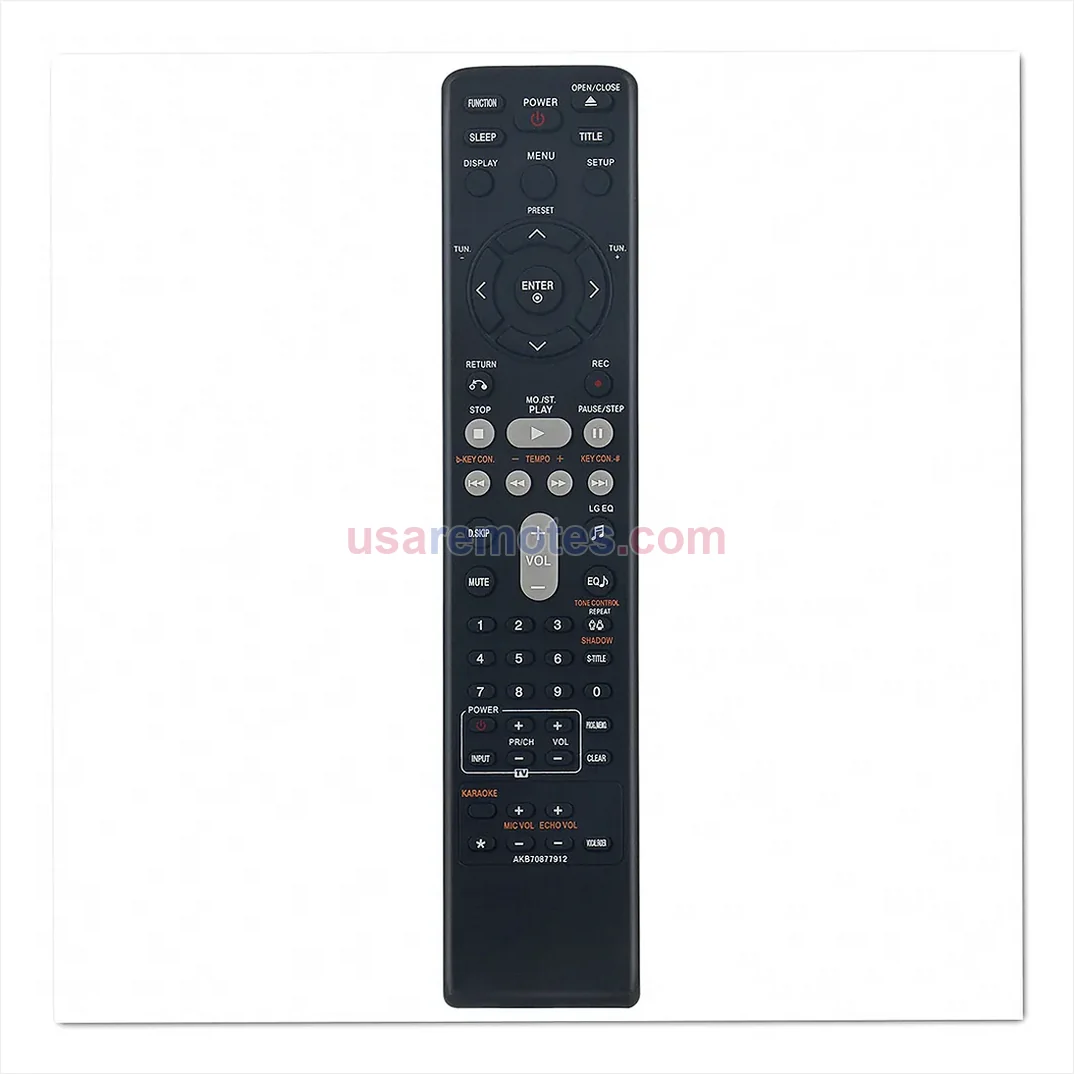 LG MDT364K remote control replacement