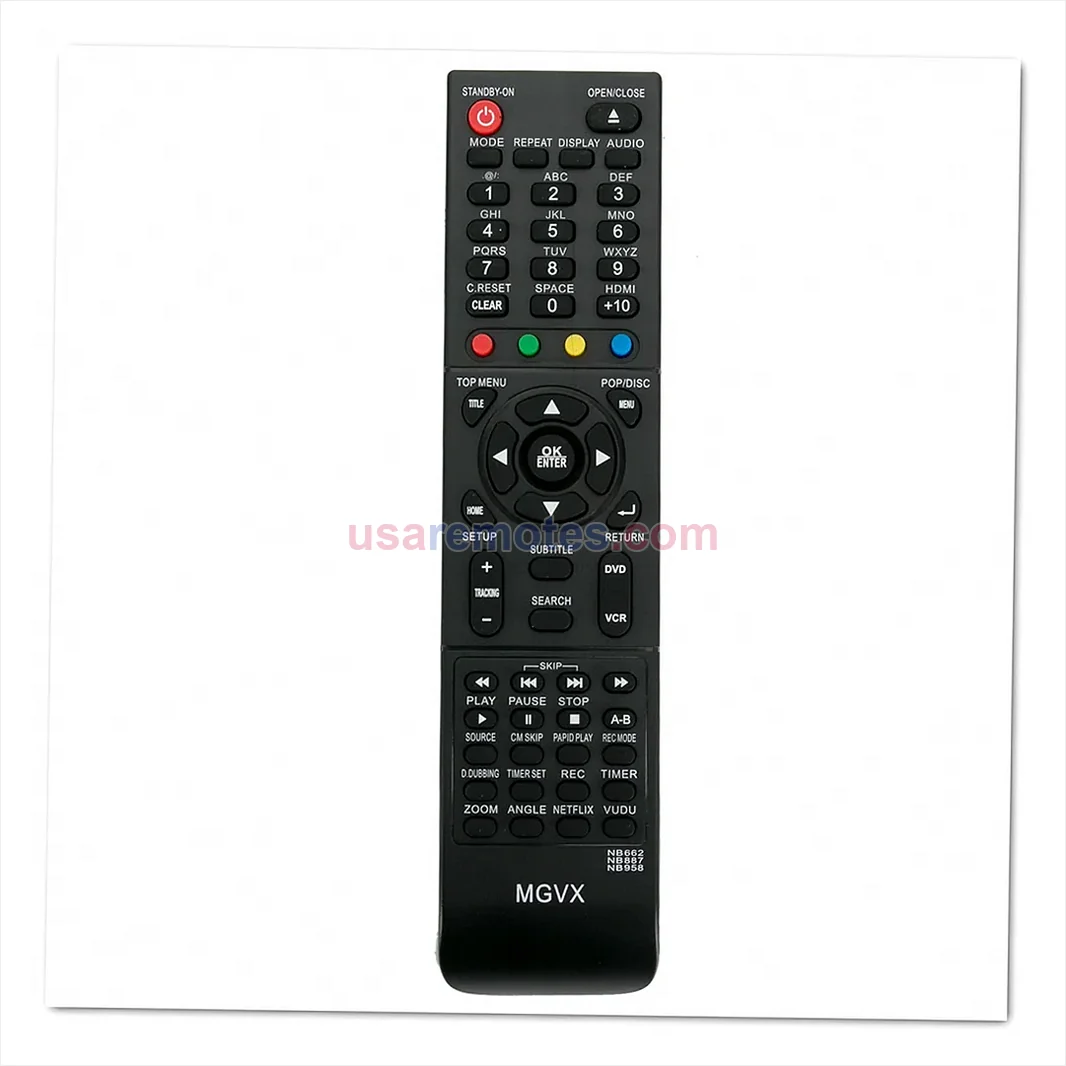 Magnavox MDR161V remote control replacement