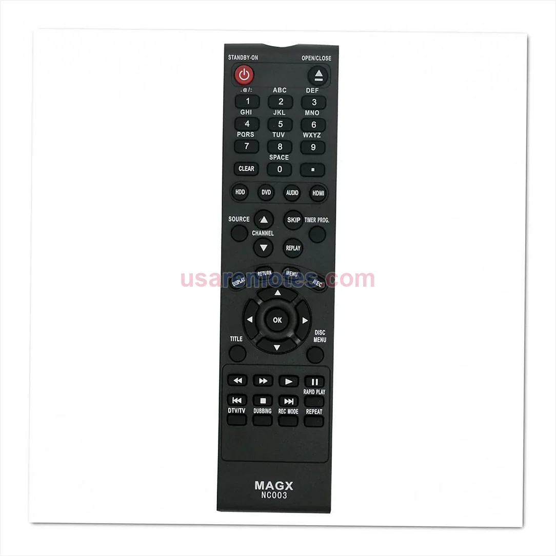 Magnavox MDR535HF7 remote control replacement
