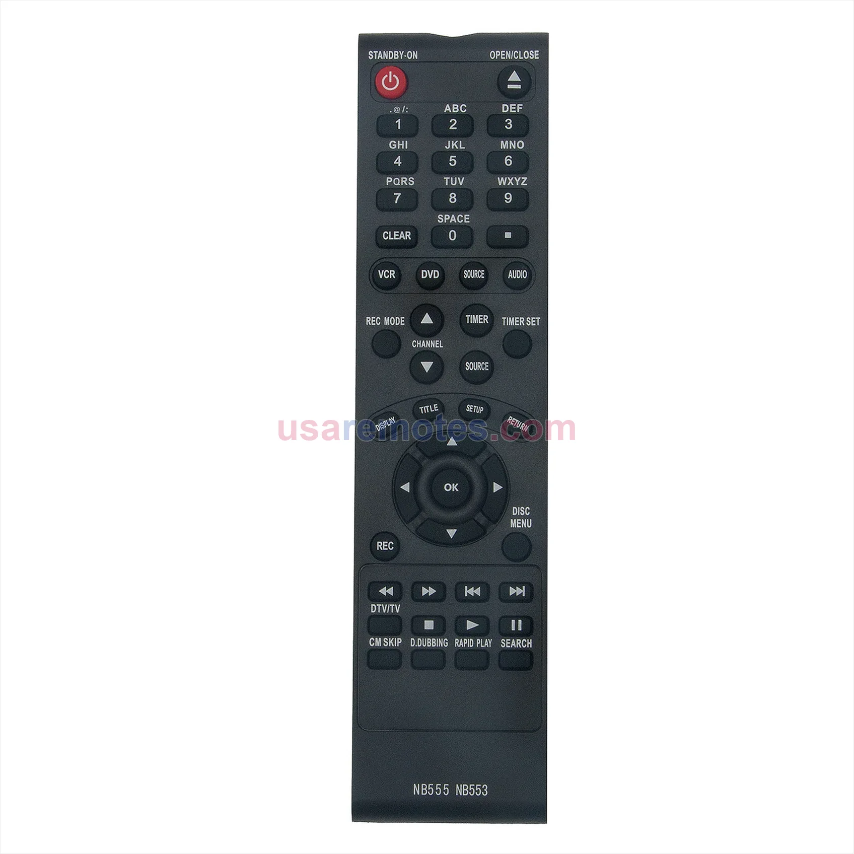 Magnavox NB553UD remote control replacement