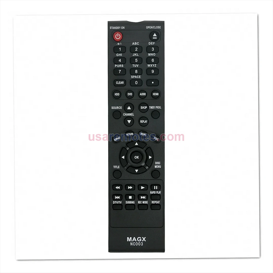 Magnavox RMDR513H remote control replacement