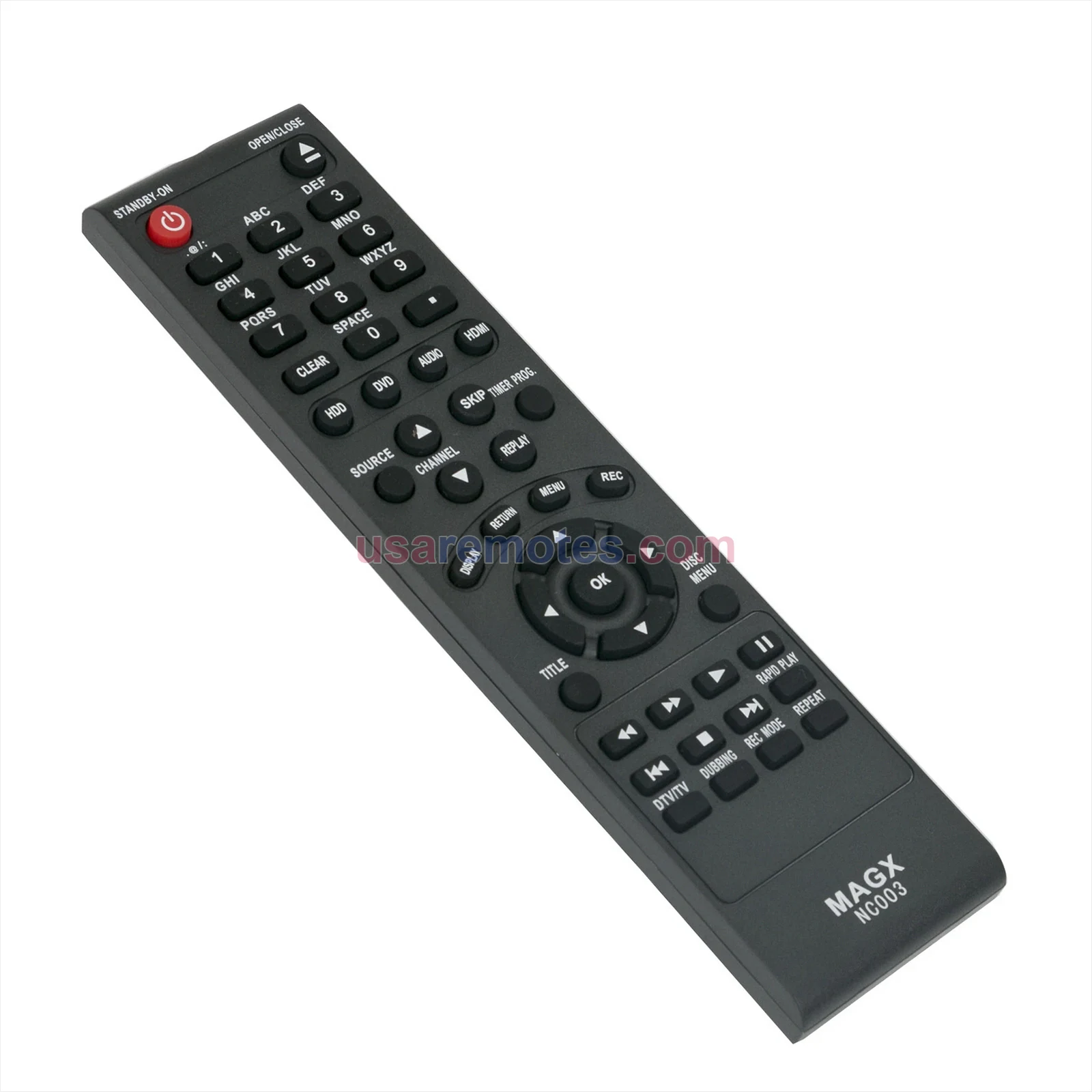 Magnavox RMDR537HF7 remote control replacement