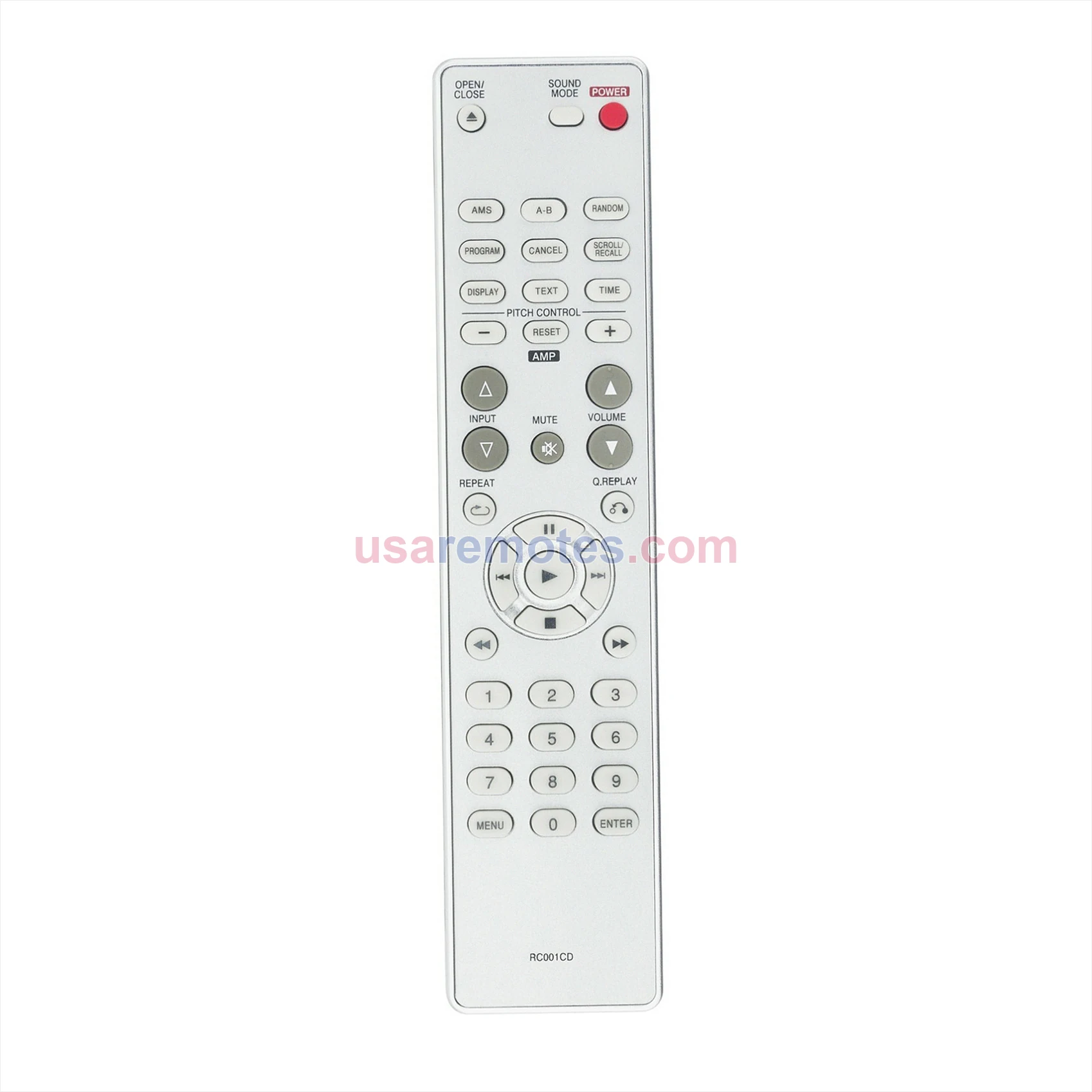 Marantz CD8004 remote control replacement