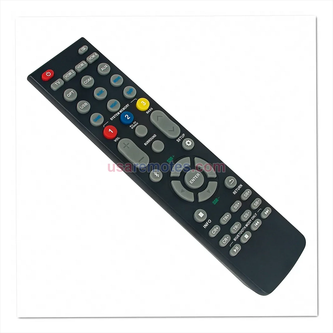 Nakamichi Shockwafe Elite 7.2 SSE remote control replacement Nakamichi Shockwafe Elite 7.2 SSE remote control replacement