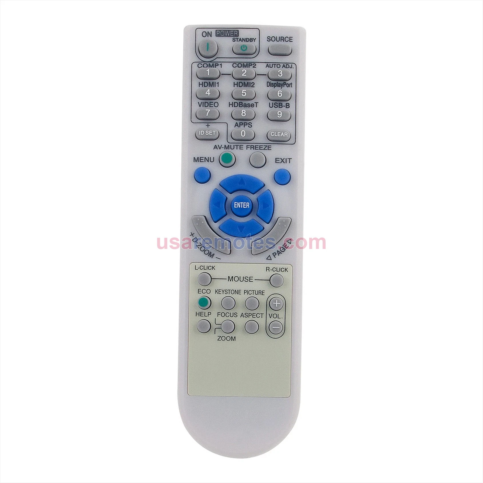 NEC NP-P452H remote control replacement