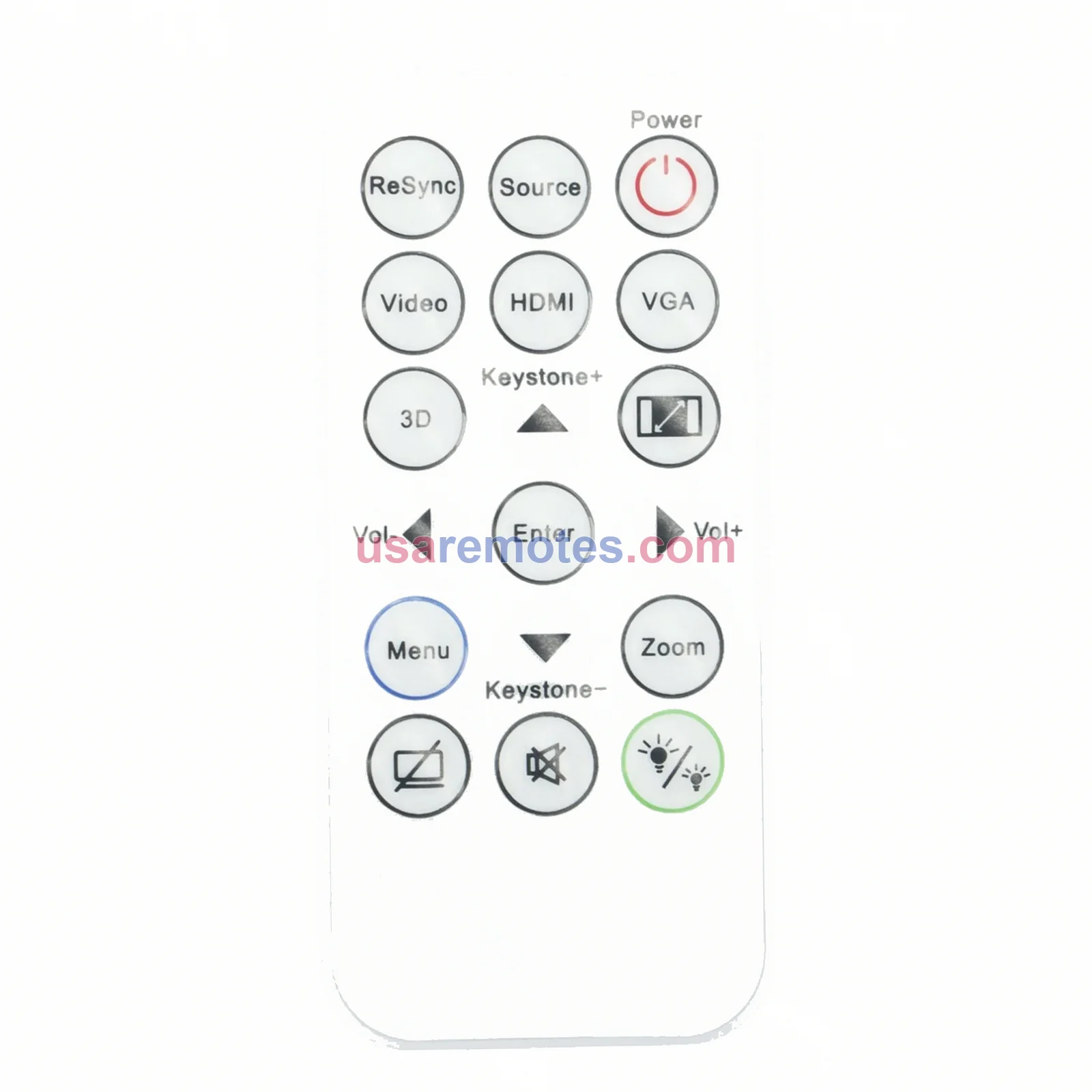 Optoma SP.8VH02GC01 Projector Remote Optoma SP.8VH02GC01 Projector Remote