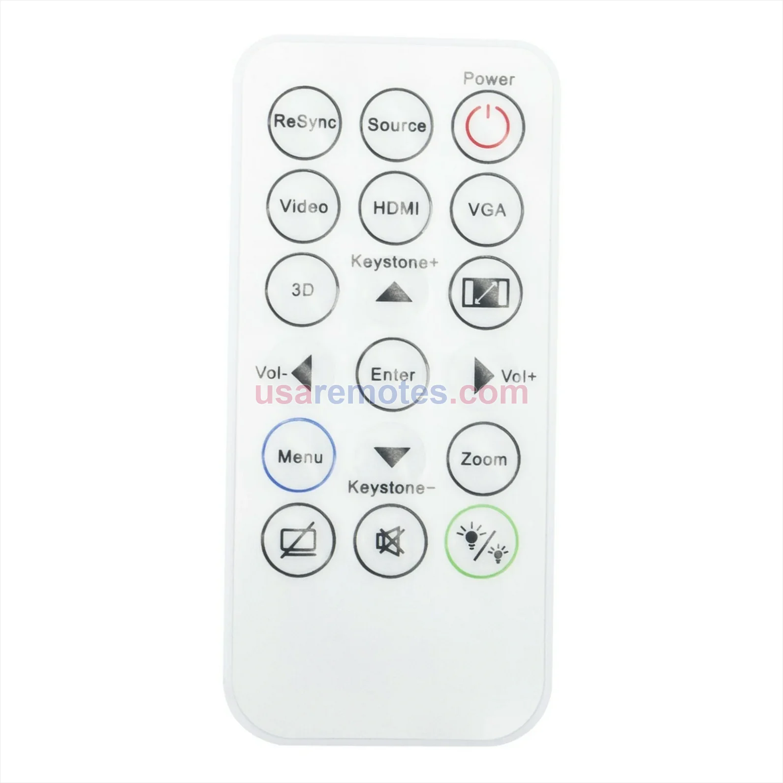 Optoma H116ST remote control replacement Optoma H116ST remote control replacement