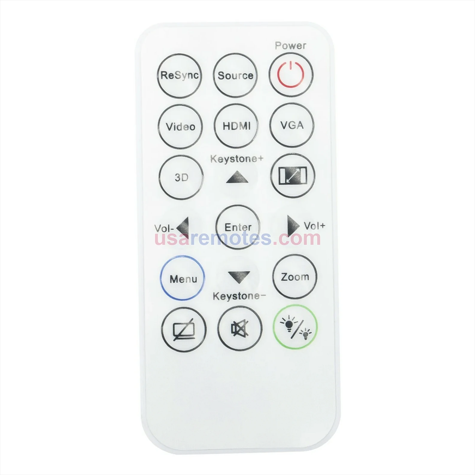 Optoma H190X remote control replacement