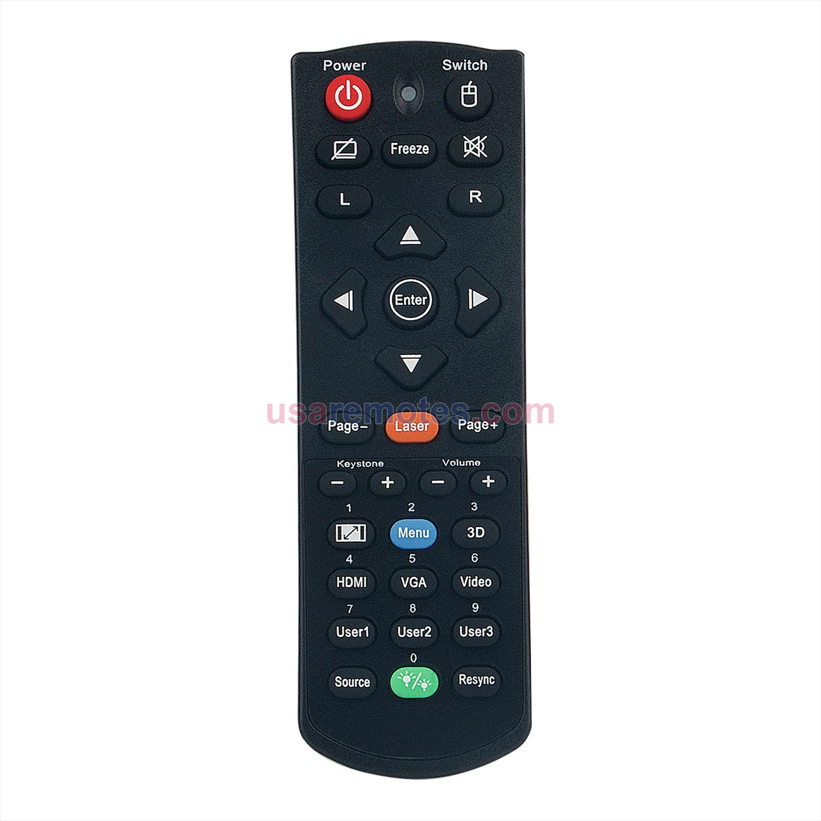 Optoma W319UST remote control replacement