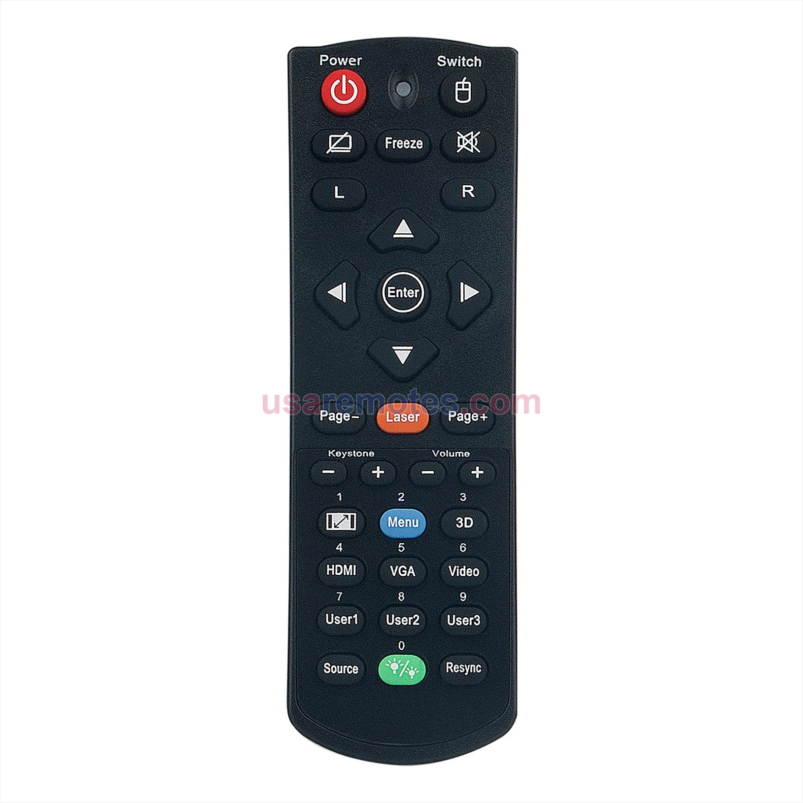 Optoma W320USTI remote control replacement