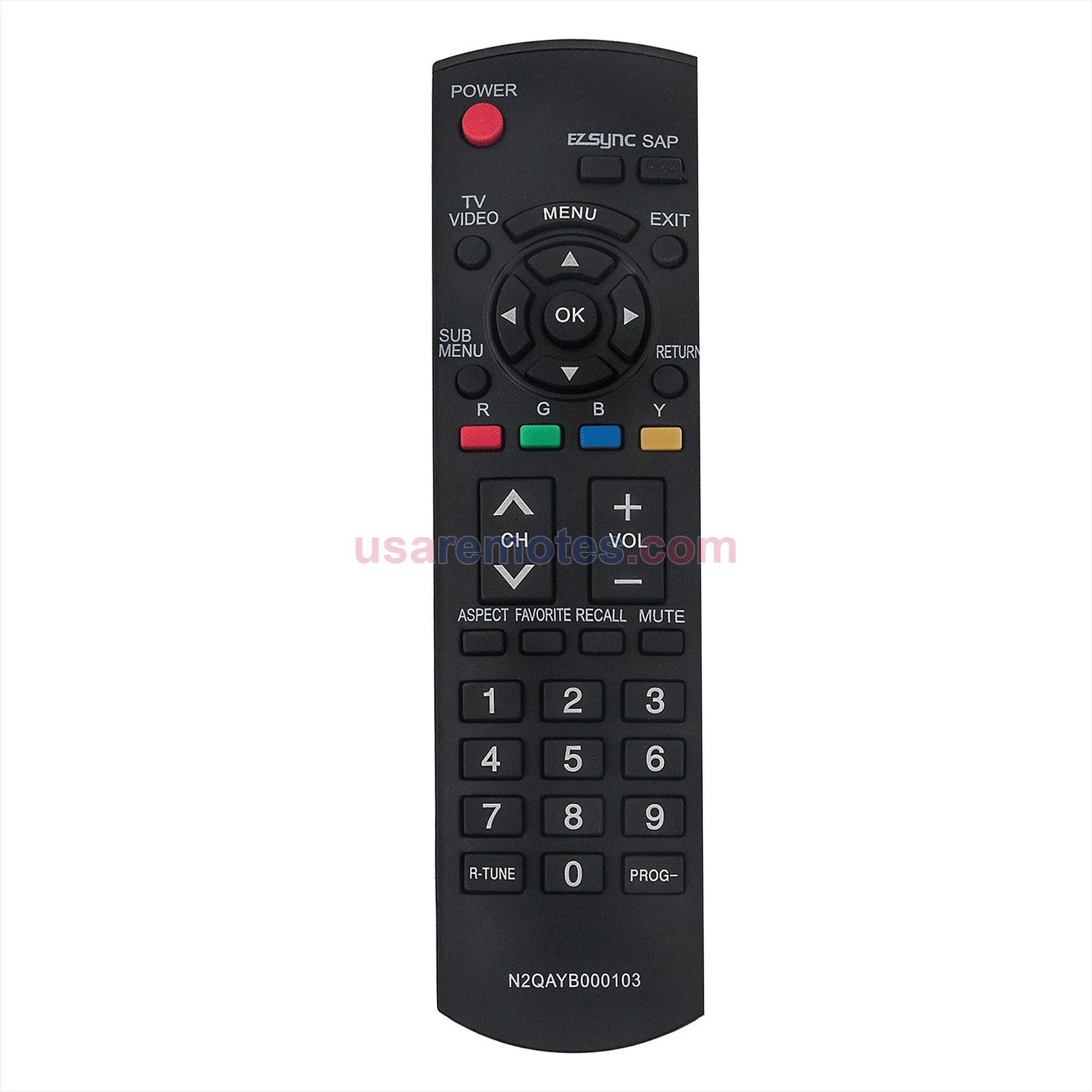 Panasonic CHDXR09663 remote control replacement Panasonic CHDXR09663 remote control replacement