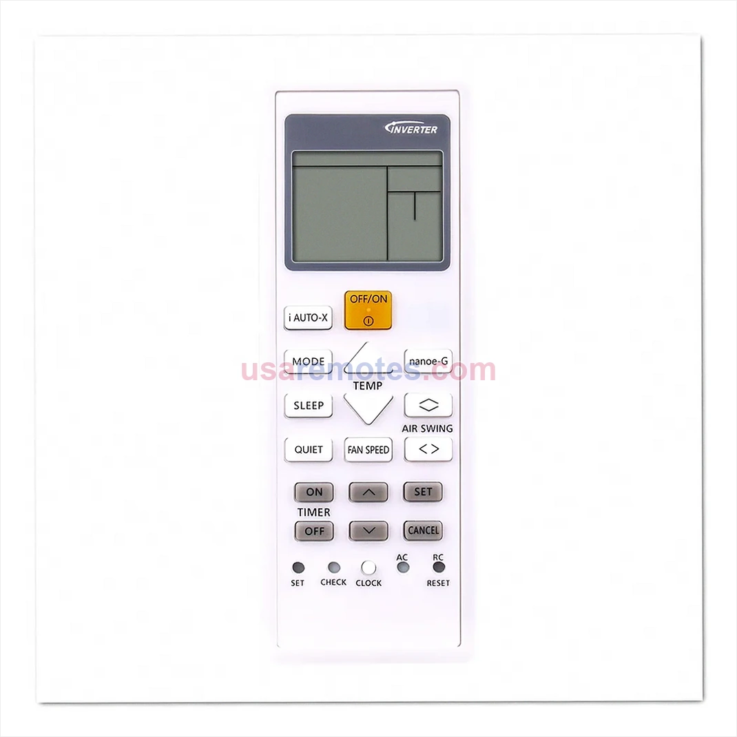 Panasonic CS-PN12WKT remote control replacement Panasonic CS-PN12WKT remote control replacement