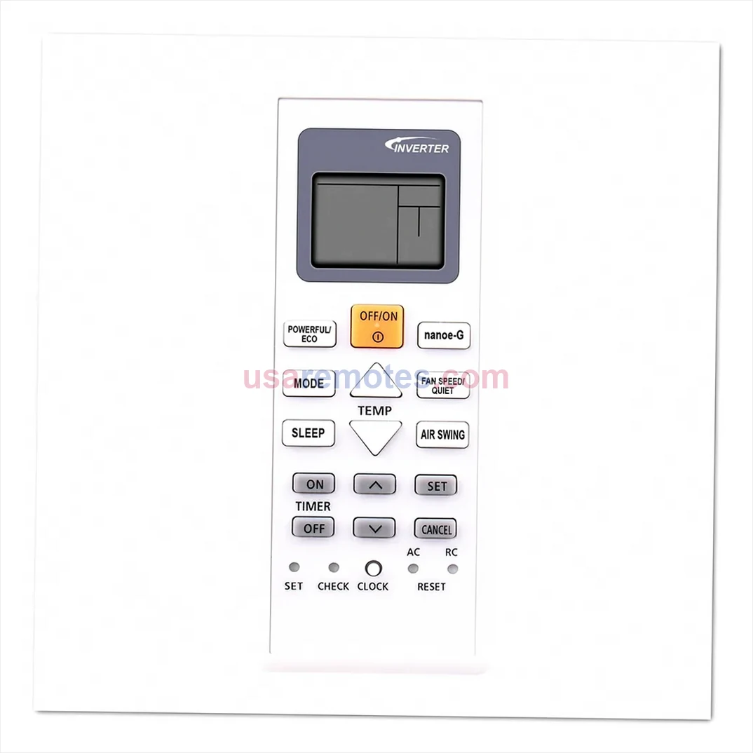 Panasonic CS-PU12WKH-8M remote control replacement Panasonic CS-PU12WKH-8M remote control replacement