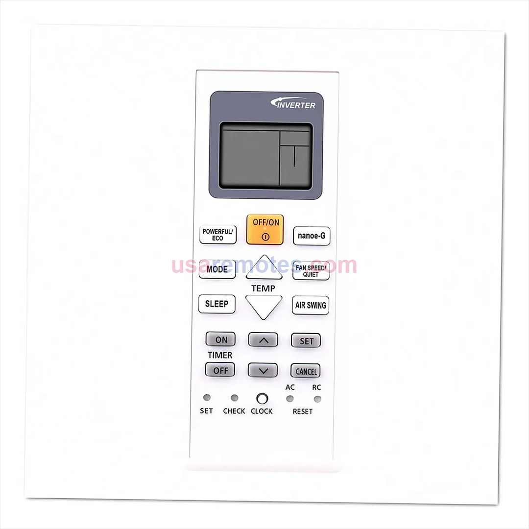 Panasonic CS-PU18WKH-8M remote control replacement Panasonic CS-PU18WKH-8M remote control replacement