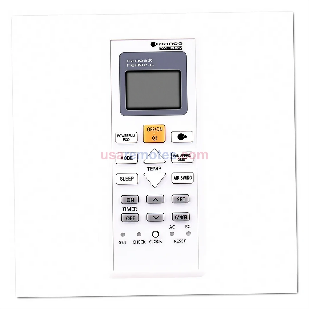 Panasonic CS-RZ60TKR remote control replacement Panasonic CS-RZ60TKR remote control replacement