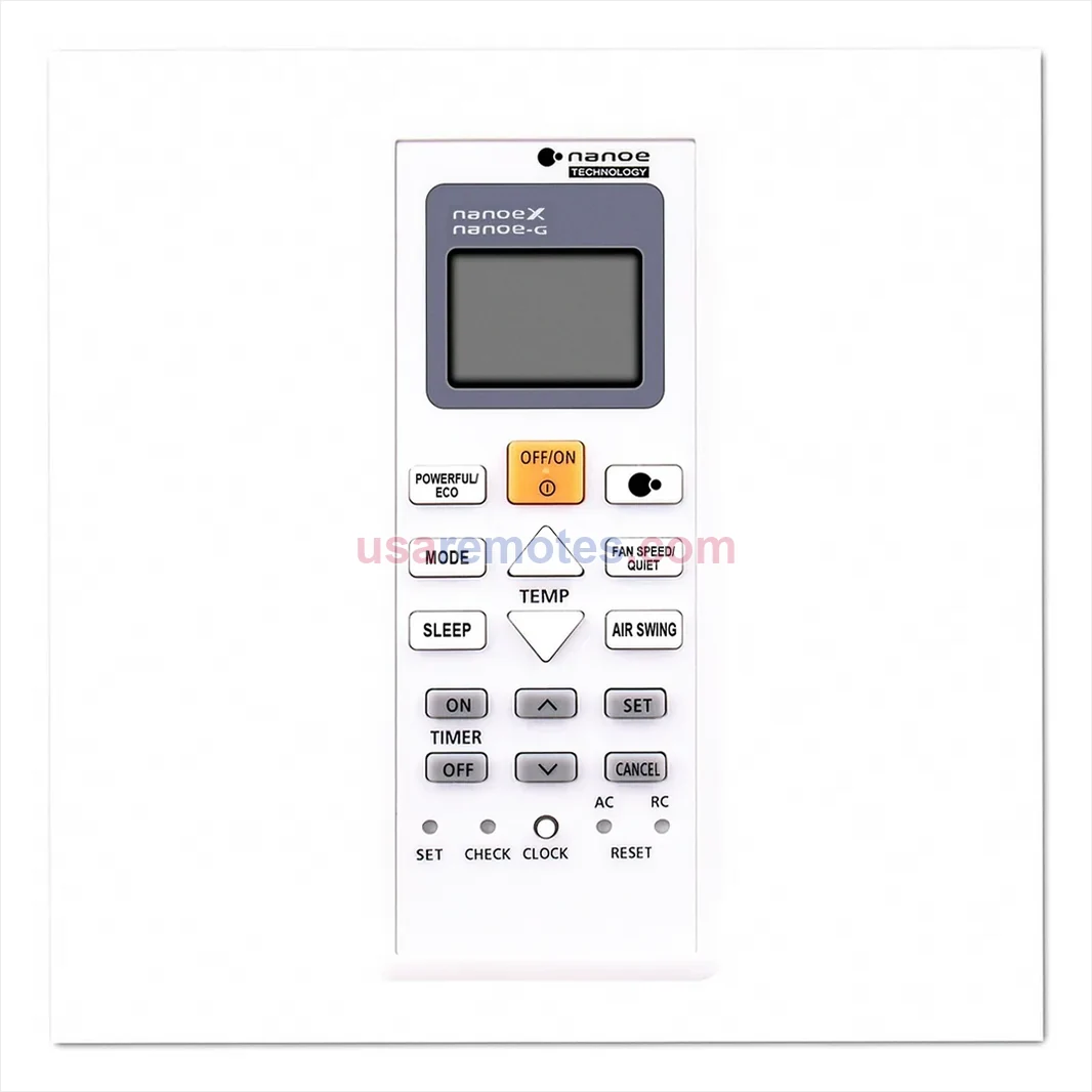 Panasonic CS-RZ71TKR remote control replacement Panasonic CS-RZ71TKR remote control replacement