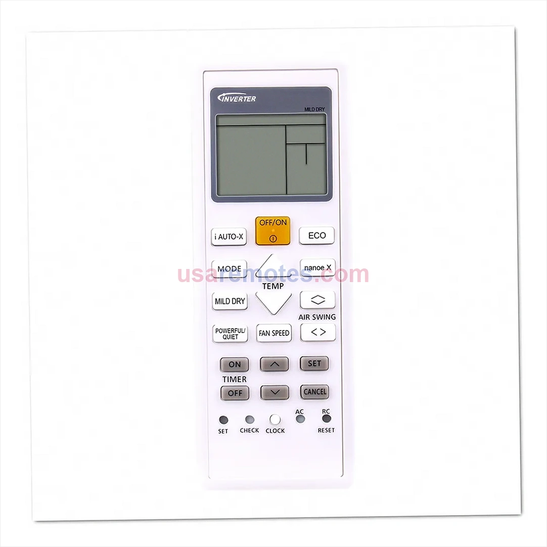 Panasonic CS-Z50VKR remote control replacement Panasonic CS-Z50VKR remote control replacement