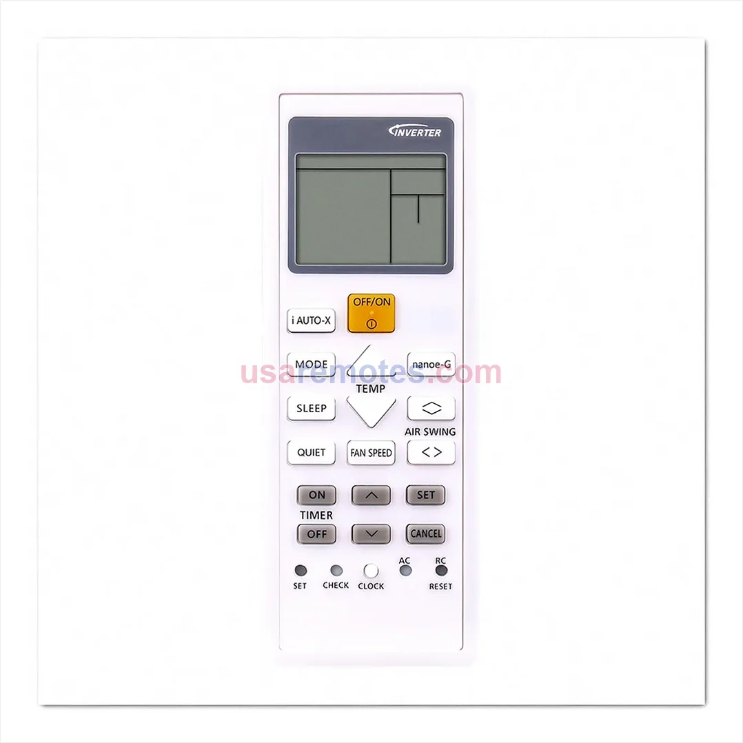 Panasonic CU-PN12VKT remote control replacement Panasonic CU-PN12VKT remote control replacement