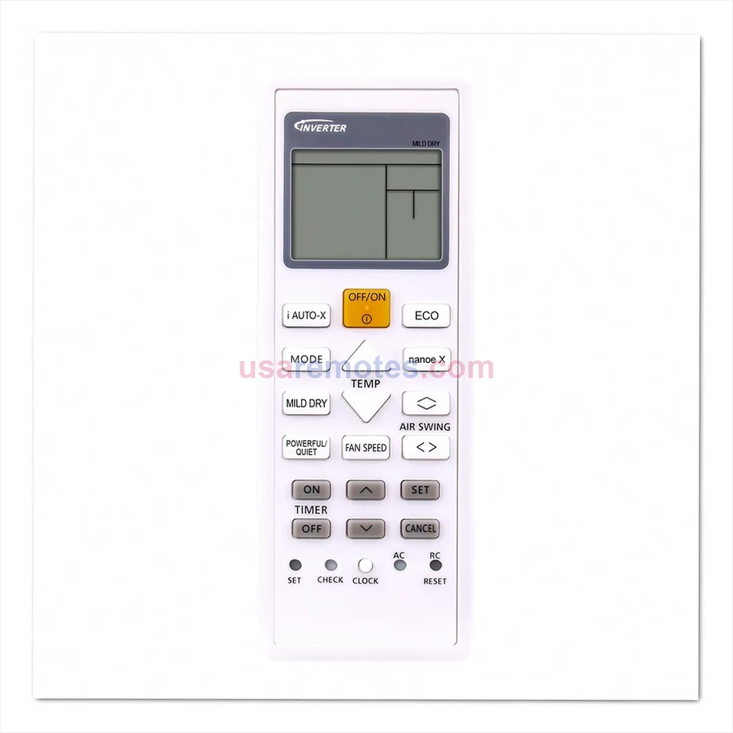 Panasonic CU-Z42VKR remote control replacement Panasonic CU-Z42VKR remote control replacement