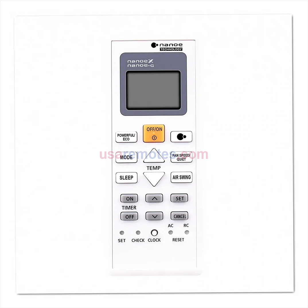 Panasonic CU-Z60TKR remote control replacement Panasonic CU-Z60TKR remote control replacement