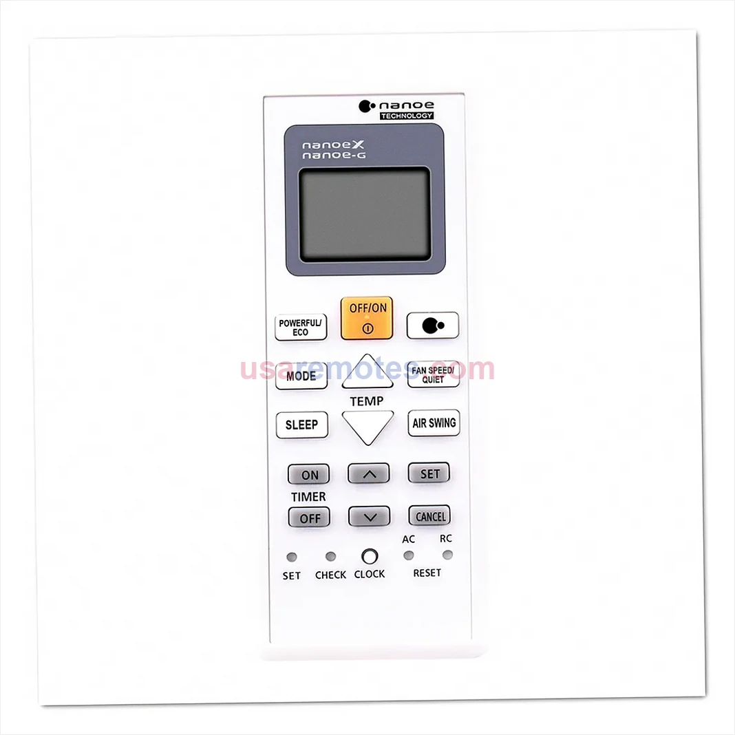 Panasonic CU-Z71TKR remote control replacement Panasonic CU-Z71TKR remote control replacement