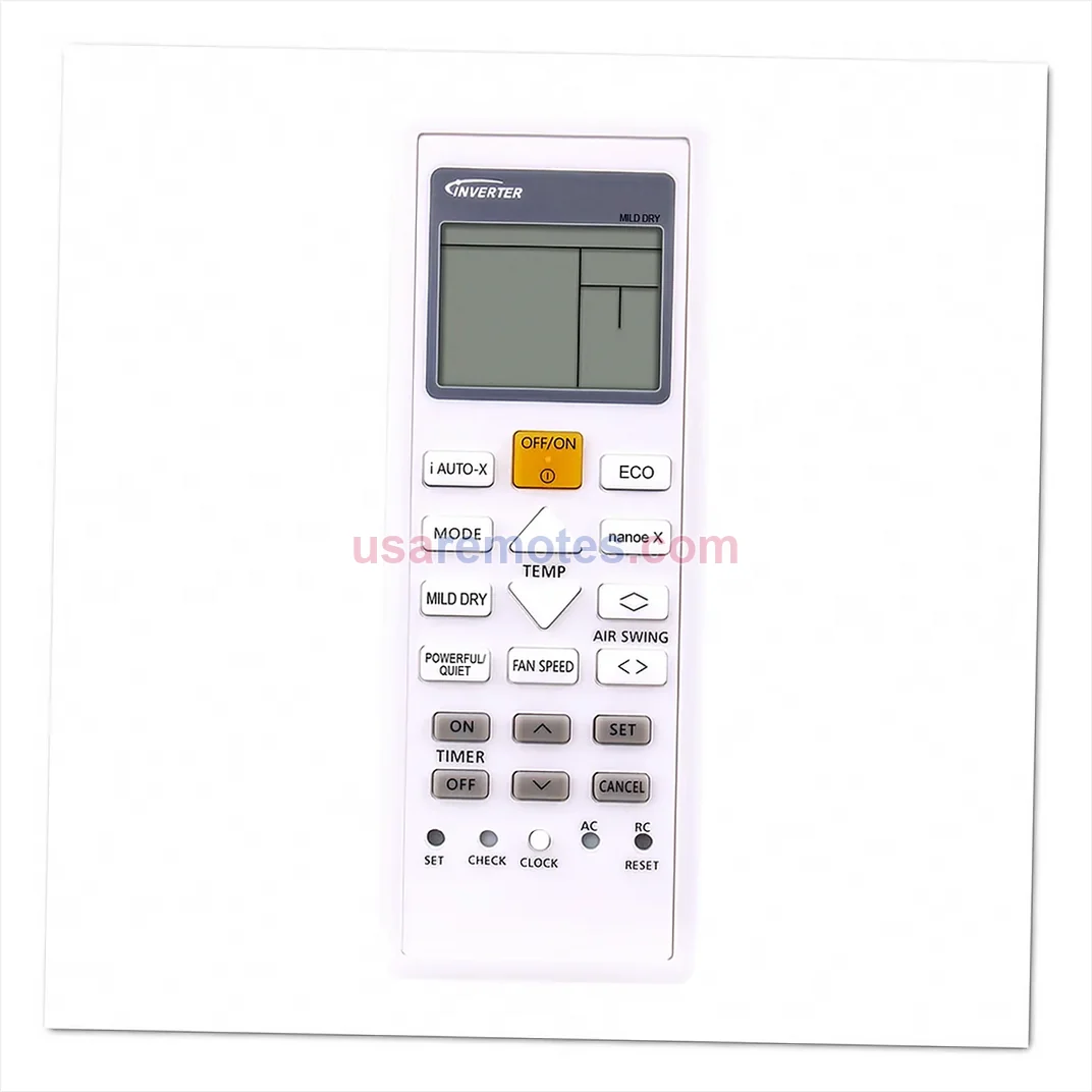 Panasonic CU-Z71VKR remote control replacement