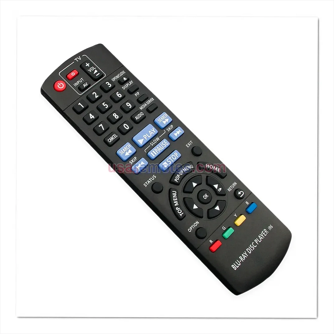 Panasonic DMP-BD75EF-K remote control replacement Panasonic DMP-BD75EF-K remote control replacement