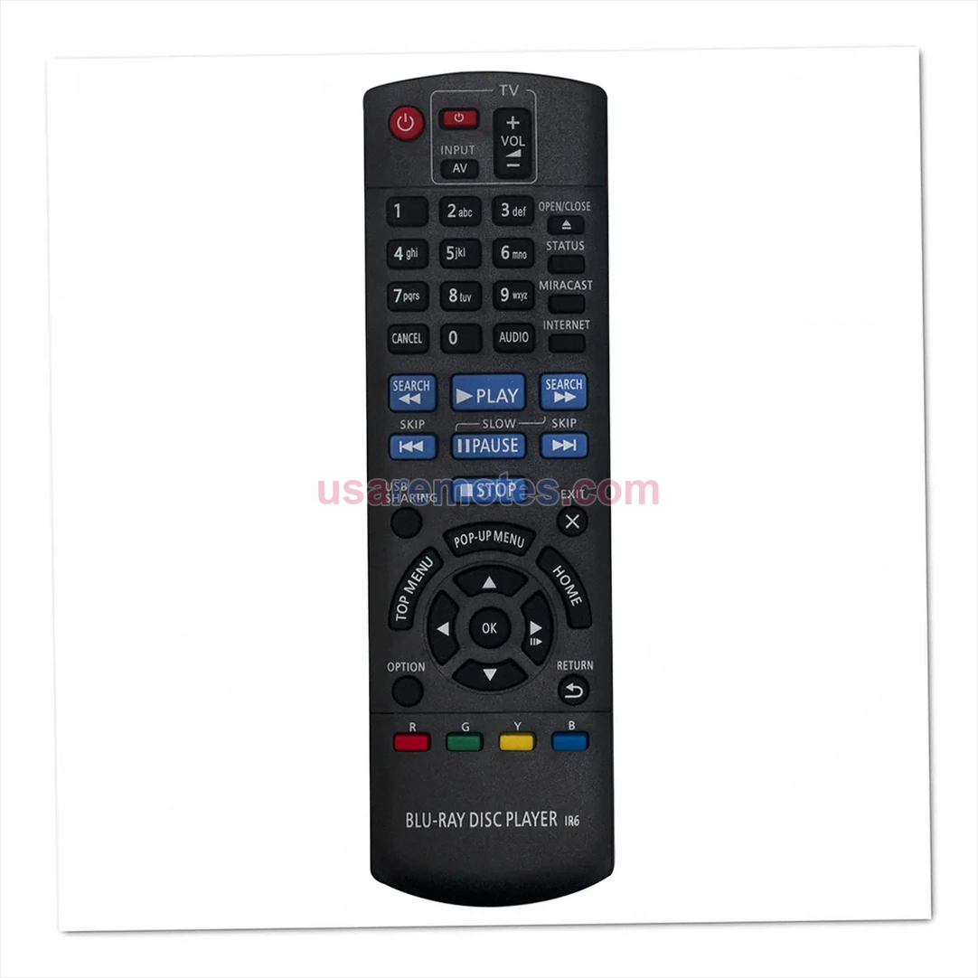 Panasonic DMP-BDT330GN remote control replacement