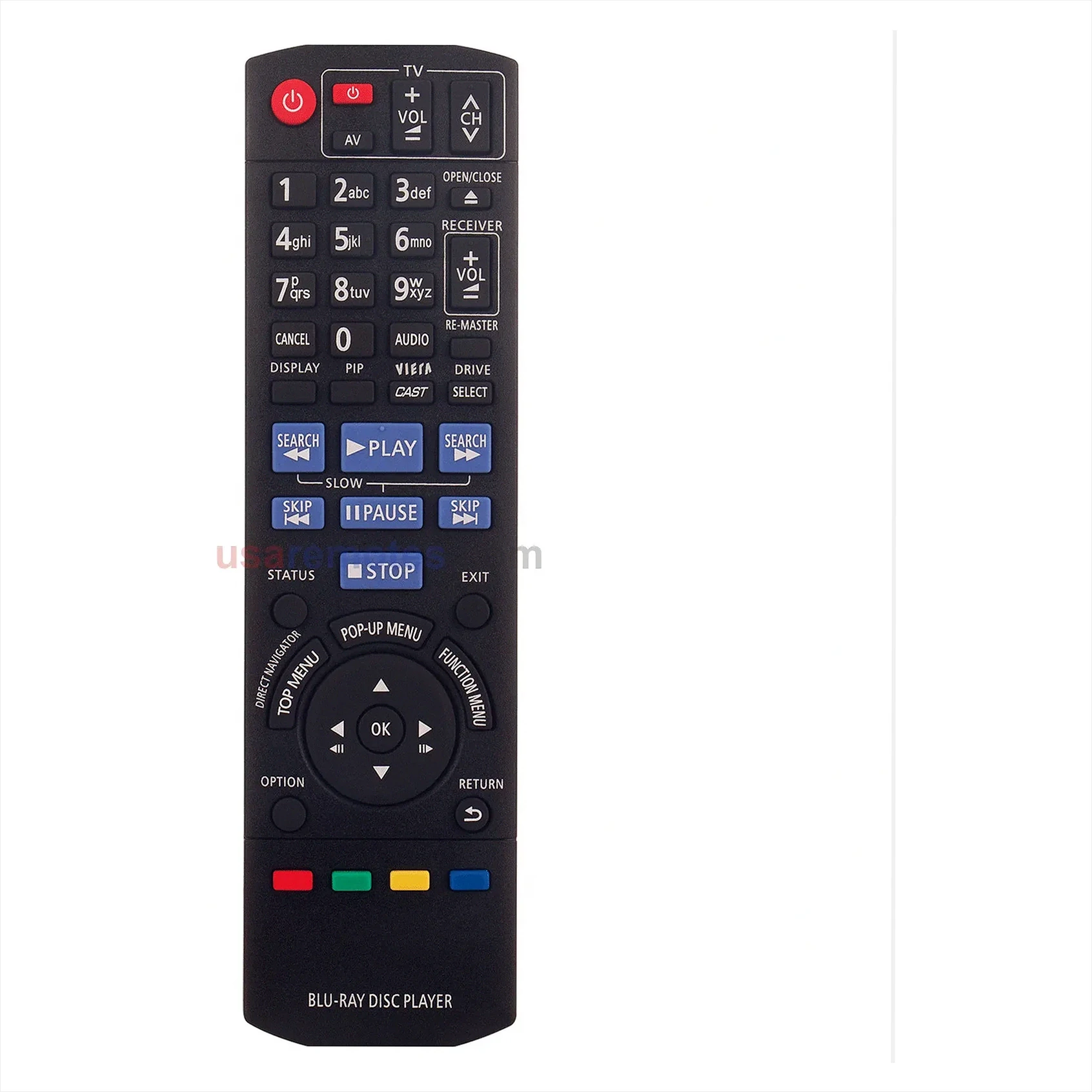 Panasonic DMPB500EG remote control replacement Panasonic DMPB500EG remote control replacement