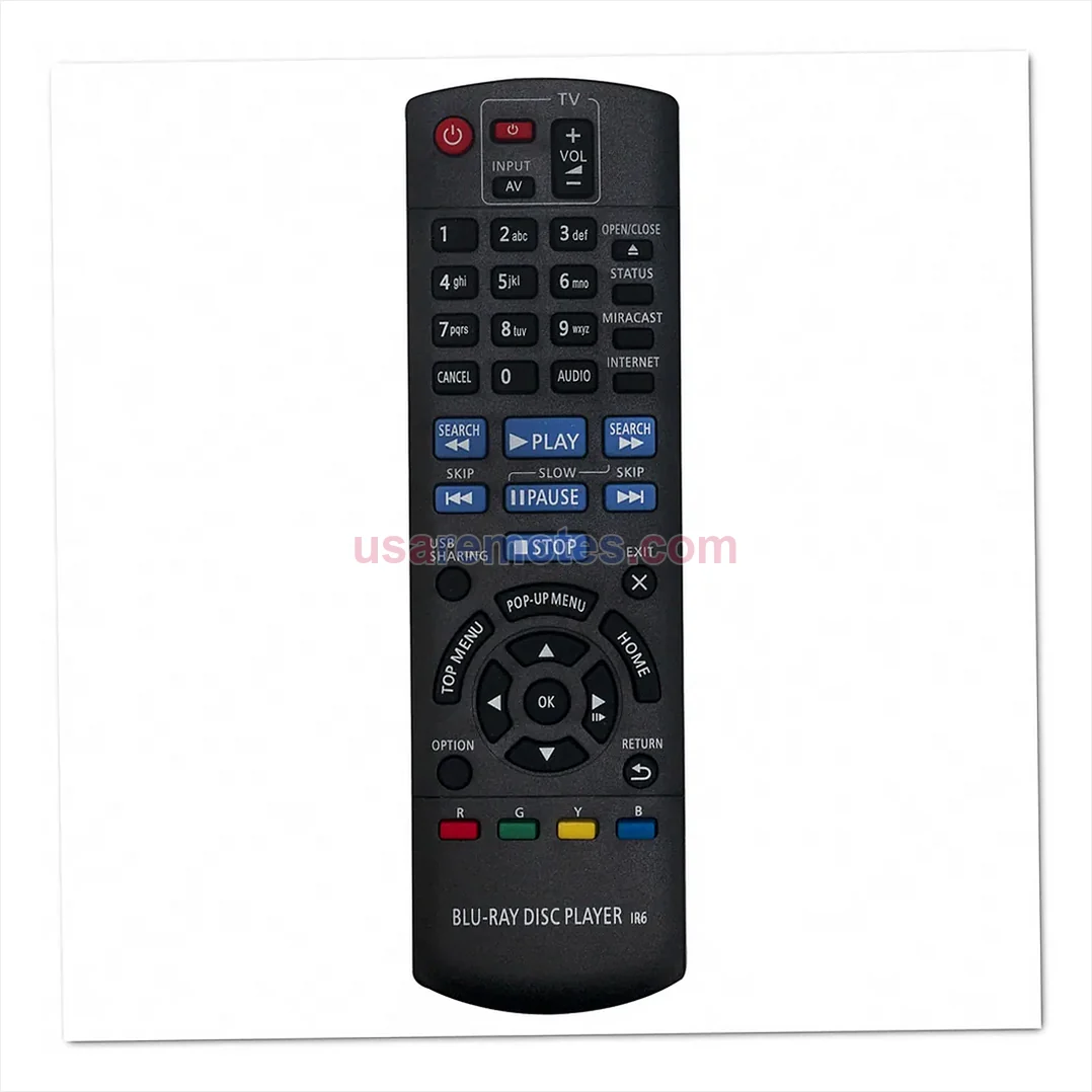 Panasonic DMPBDT230GNK remote control replacement Panasonic DMPBDT230GNK remote control replacement